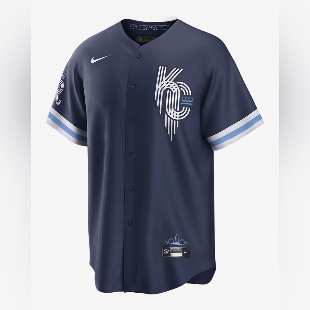 MLB Kansas City Royals City Connect (Bo Jackson)
Men's Replica Baseball Jersey L